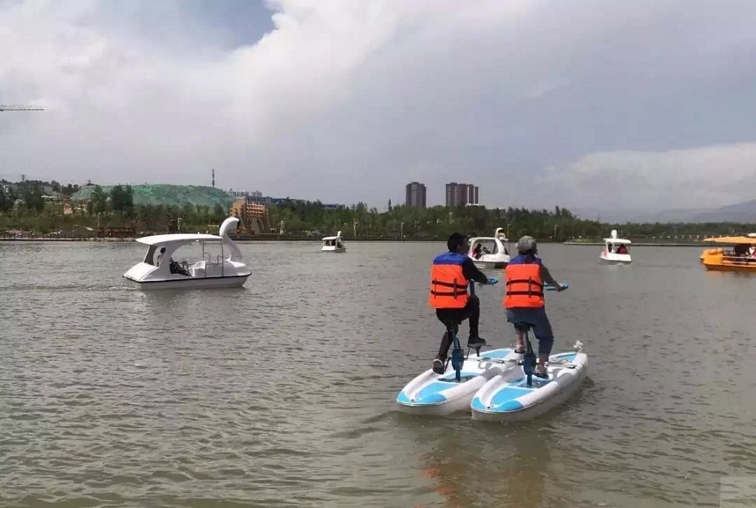 水上雙人自行車